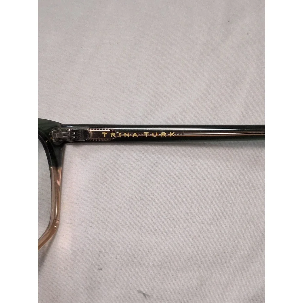 Trina Turk Adeline Sage Green Plastic Cat Eye Eyeglasses Frame 53-15-140